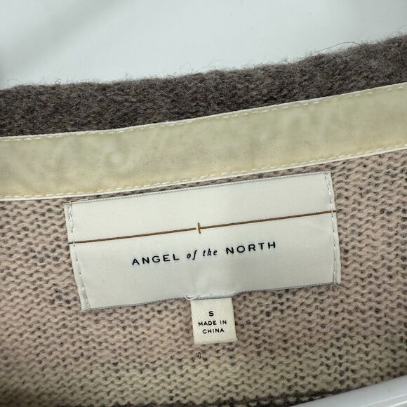 Angel Of The North Anthropologie Belted Long Cardigan Sweater 100% Wool Size S - Picture 4 of 13